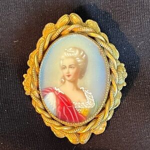 Vintage Original by Robert Portrait Brooch Signed